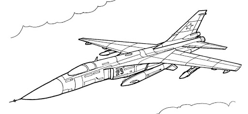 Раскраски российских военных самолетов для мальчиков (военные)