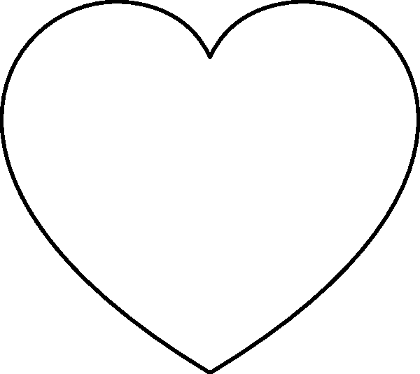 Раскраски сердца для поделок на День святого Валентина (сердца, праздник)