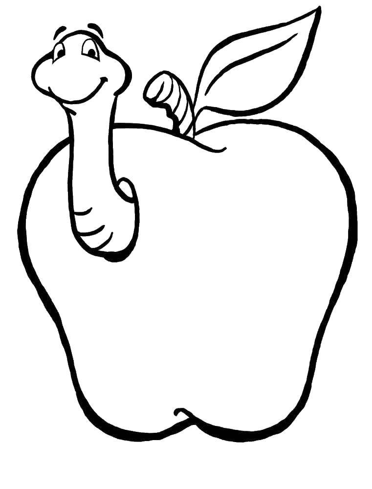 Раскраски с яркими яблоками для детей: скачайте бесплатно и наслаждайтесь творчеством (яблоко)