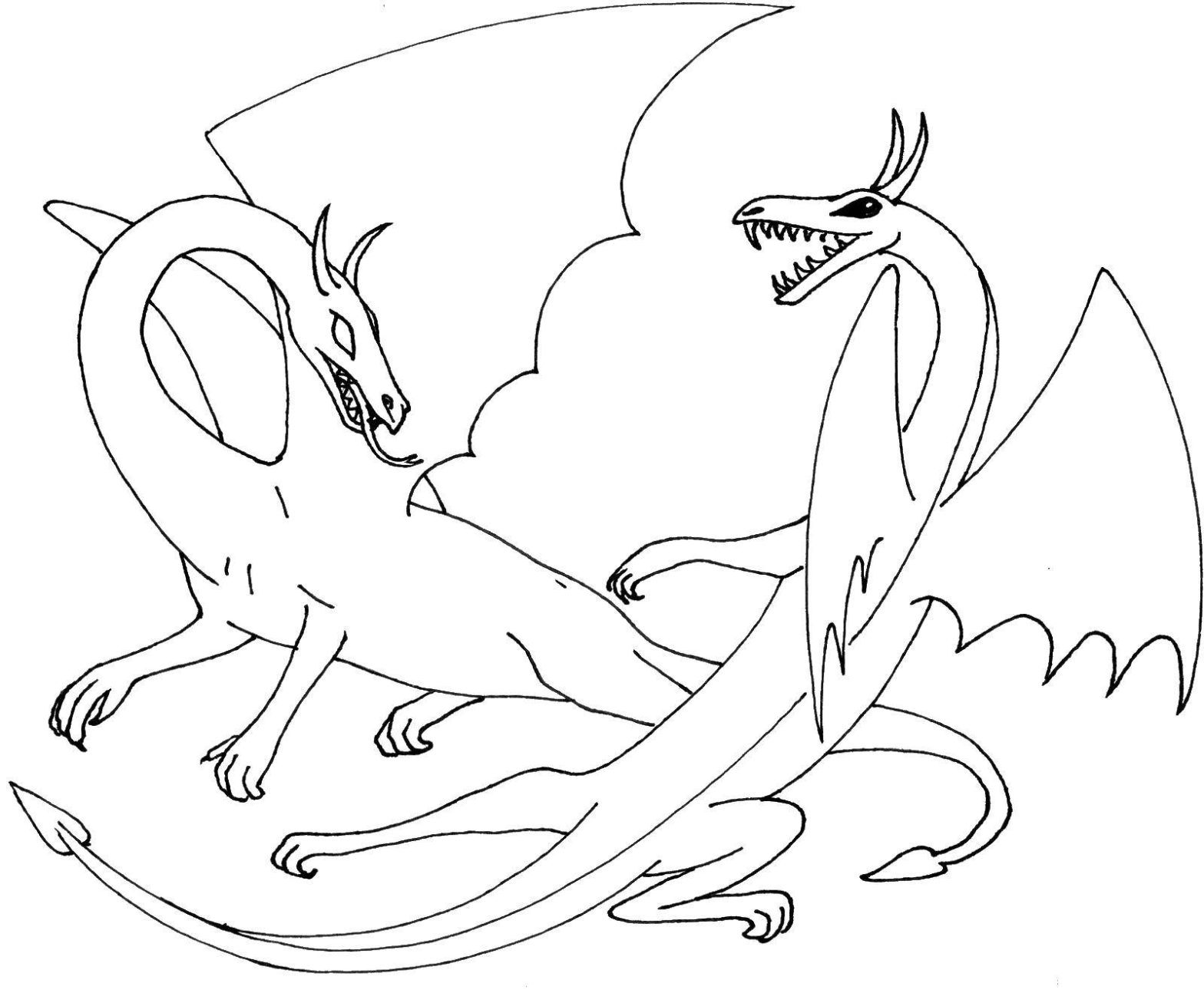Раскраски с драконами для детей: бесплатно скачать и распечатать
