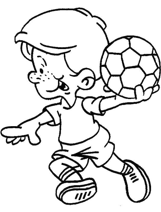 Раскраски на тему футбола для детей: маленькие футболисты, игра с мячом и многое другое (игра, футболист)