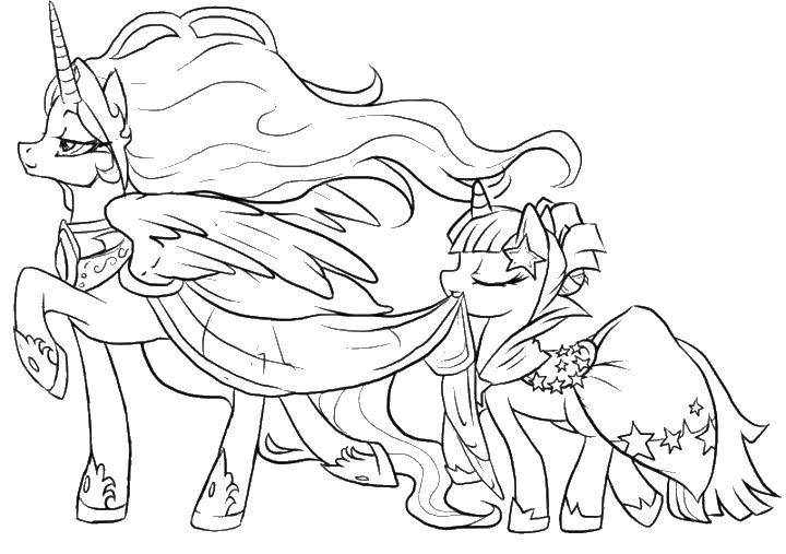 Раскраски мой маленький пони Искорка, пони - бесплатные для детей и взрослых (Искорка, пони)