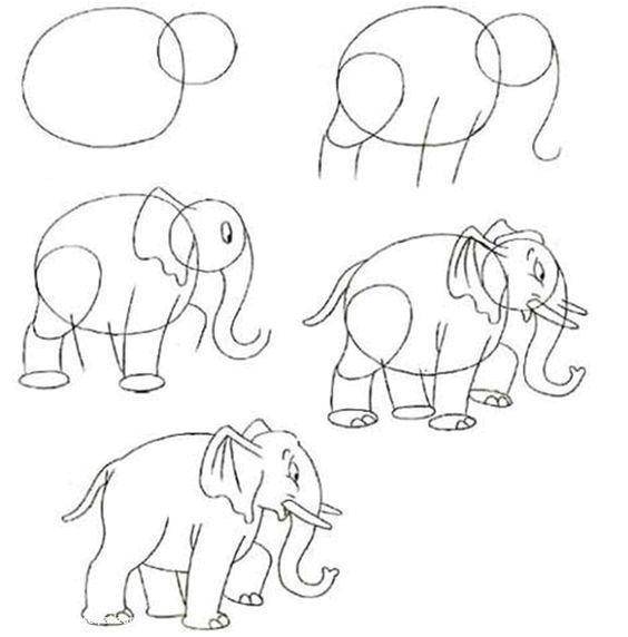 Раскраски с слоном для детей. Бесплатные раскраски с природой и животными. (слон, развивающие)