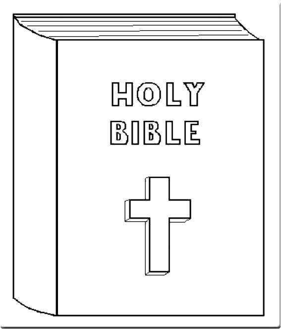 Раскраска с изображением сцены из книги Библия (книги)