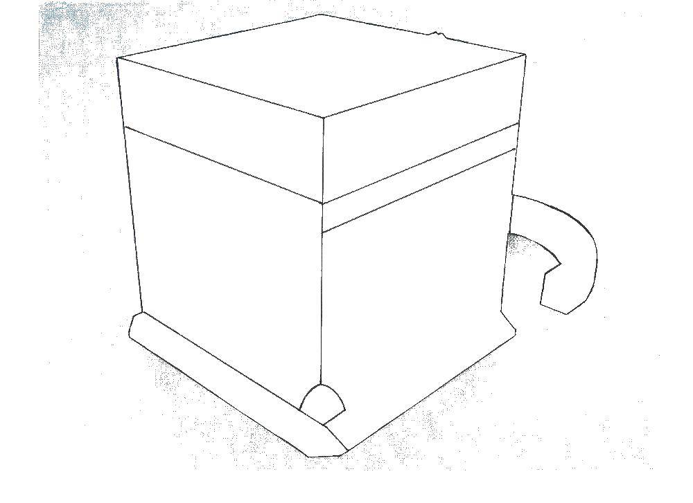 Раскраски утварь коробка из любимых мультфильмов для мальчиков (утварь, коробка)