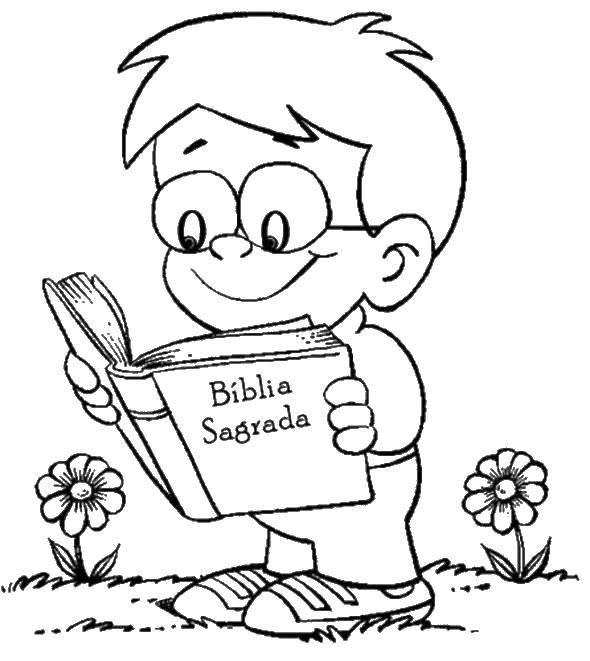 Раскраска Библия для мальчиков (мальчик, истории)