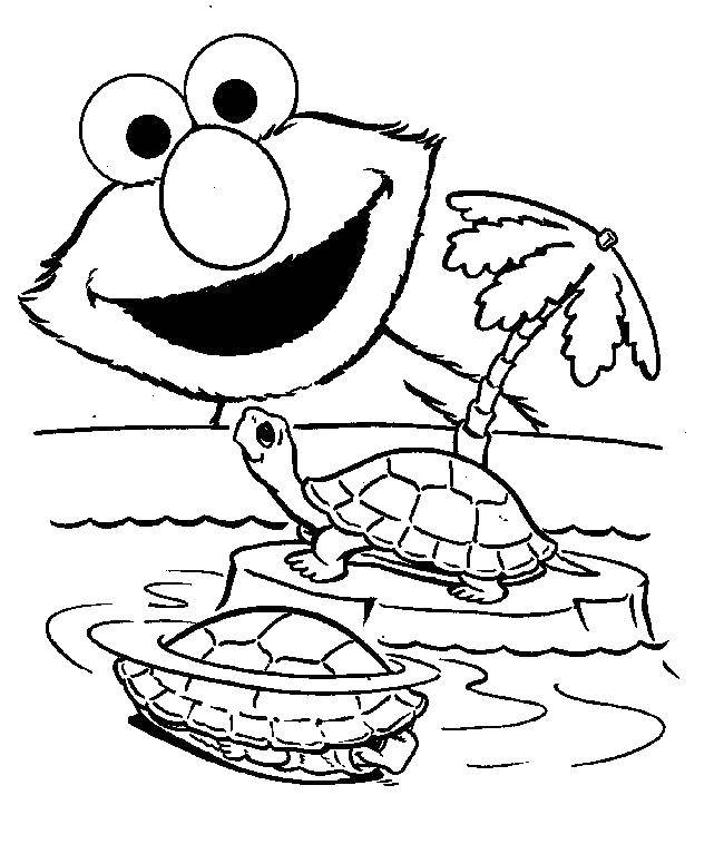 Морская черепаха Рептилия - раскраски для детей (рептилия, черепаха)