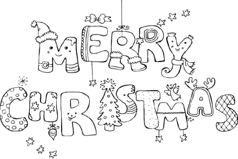 Раскраска на тему Рождество и подарки для детей всех возрастов (подарки)