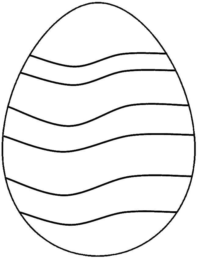 раскраски пасхальных яиц с узорами для детей (яйца, узоры)
