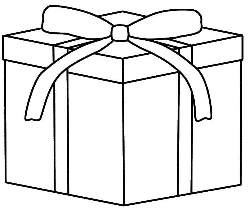 Раскраски на Рождество и Новый год - раскрась подарки и елки бесплатно (подарки, елки, раскрась)