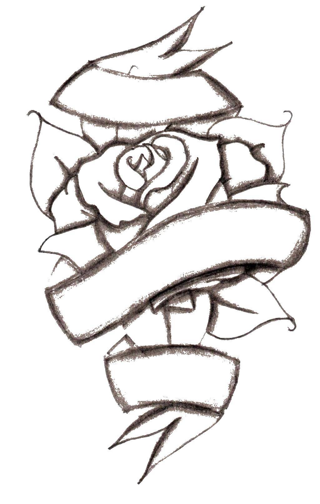 Раскраски цветов Роза для детей - бесплатные распечатать и скачать онлайн (Роза)