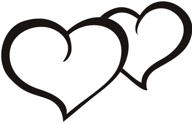 Раскраска сердечки сердца для мальчиков (сердечки, сердца)