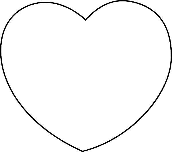 Раскраски Сердечки Сердечко и любовь - бесплатные раскраски для детей (сердечки, сердечко, любовь)