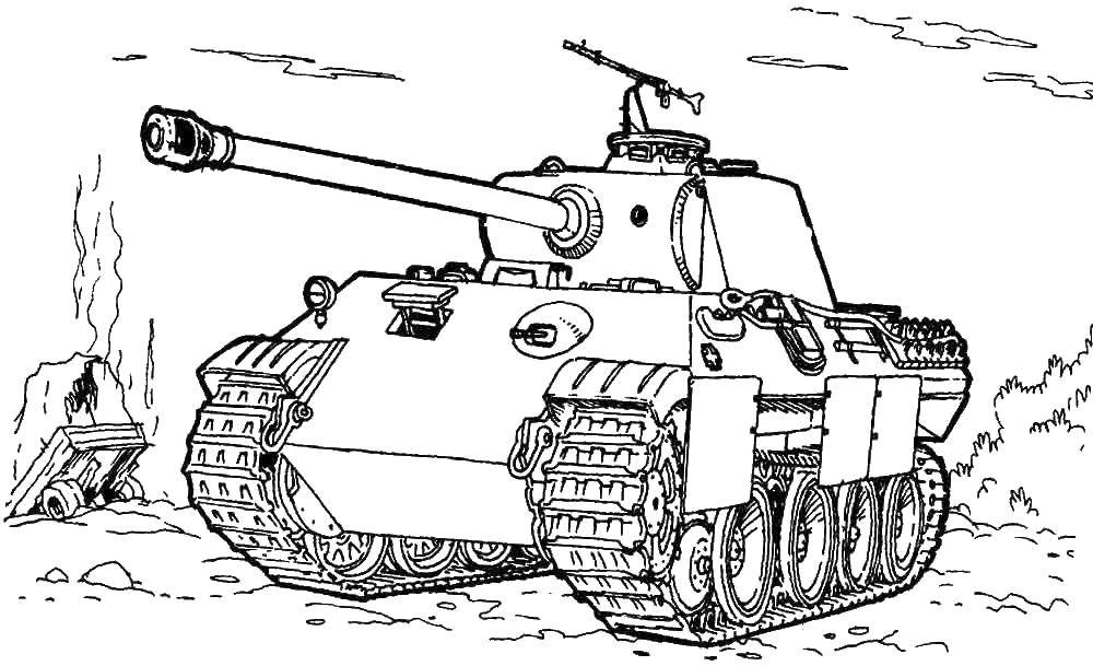 Раскраска танков (танки)