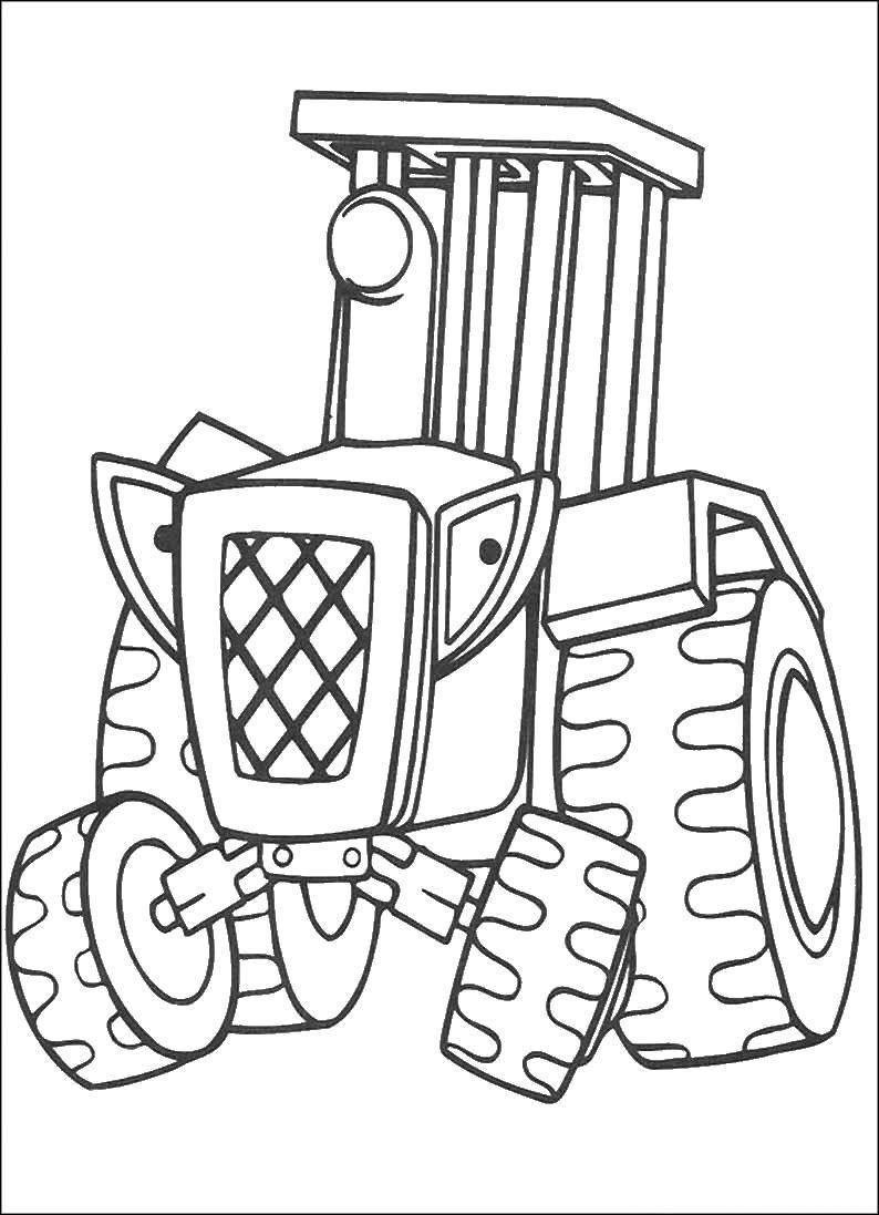 Раскраски тракторов для детей - бесплатно скачать и распечатать