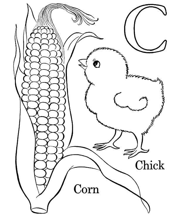 Раскраски о кукурузе и овощах для детей - бесплатные распечатки для развития креативности и воображения (кукуруза, креативность)