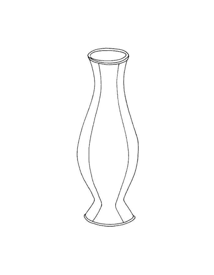 Раскраски ваза для девочек онлайн