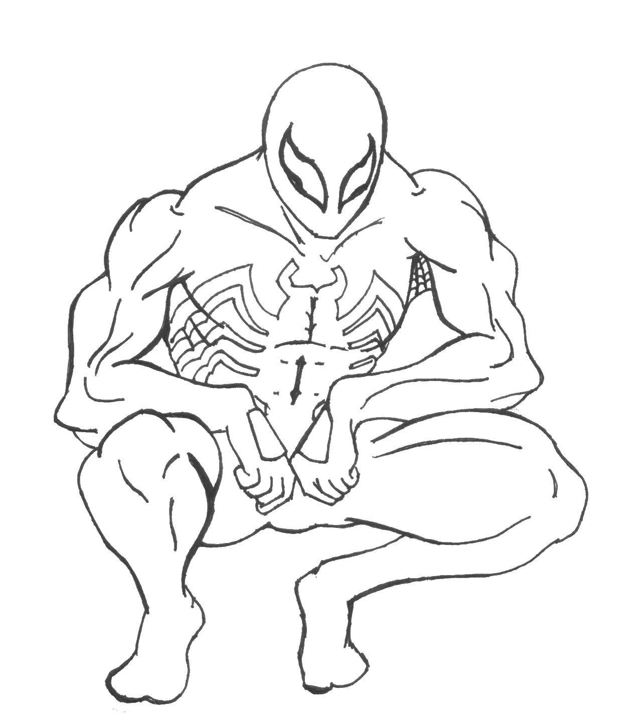 Раскраски Человек Паук и Спайдермэн - бесплатно скачать и распечатать онлайн (Спайдермэн, комиксы)