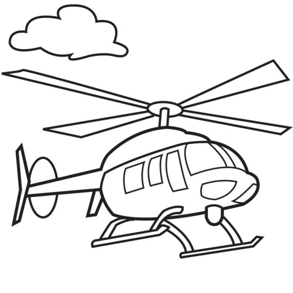 Раскраски с вертолетами для детей - бесплатно скачать и распечатать (вертолет)