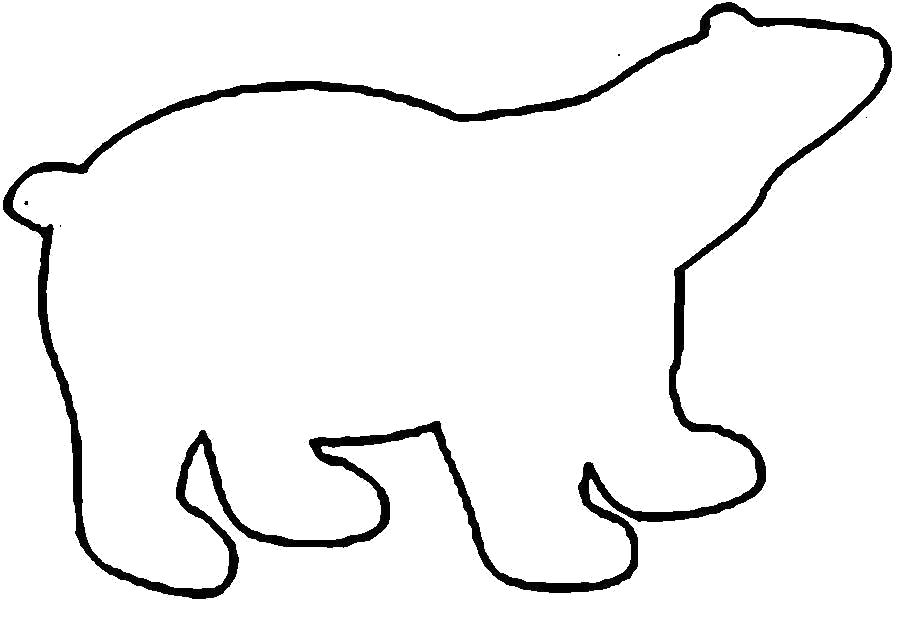 Раскраска медведя для детей (медведь, развивающая)