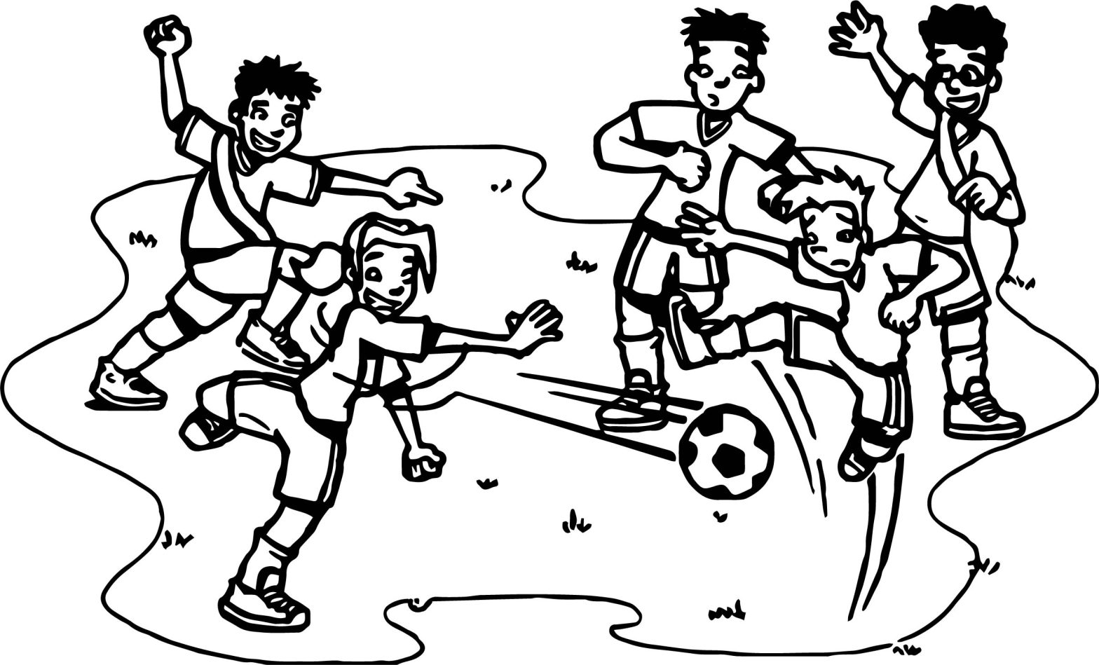 Раскраски по спортивным играм: футбольный мяч (цвета)