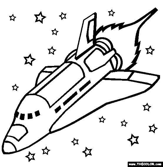 Раскраска космического корабля