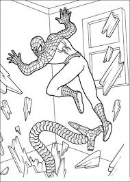 Раскраски Человек-паук для детей (Человек-паук, комиксы)