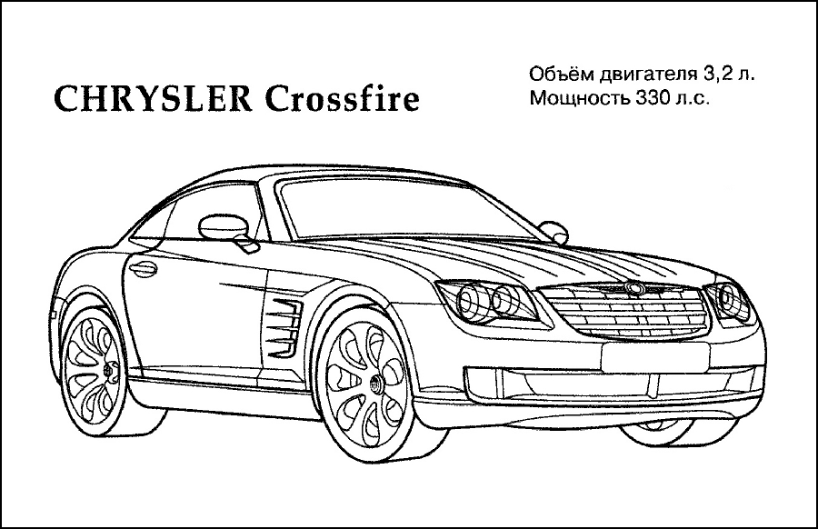 Раскраски Машины для мальчиков (машины)