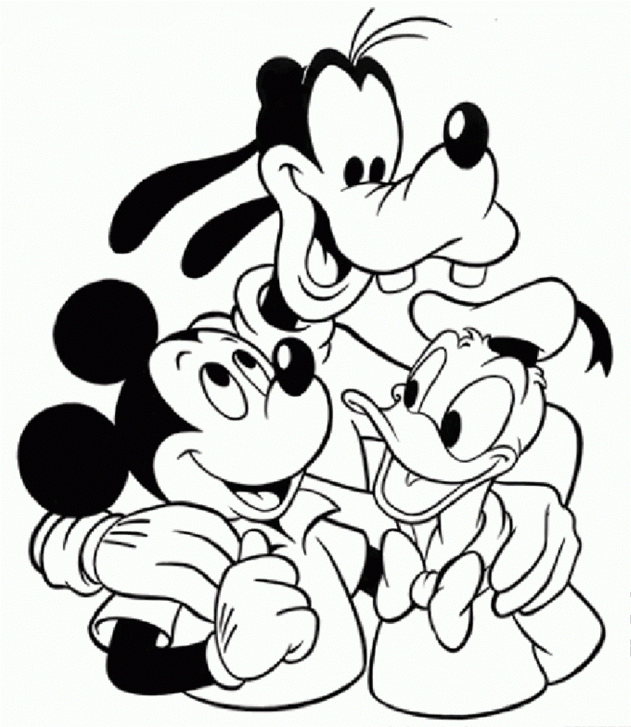 Раскраски Walt Disney: раскрасьте изображение вашего любимого персонажа