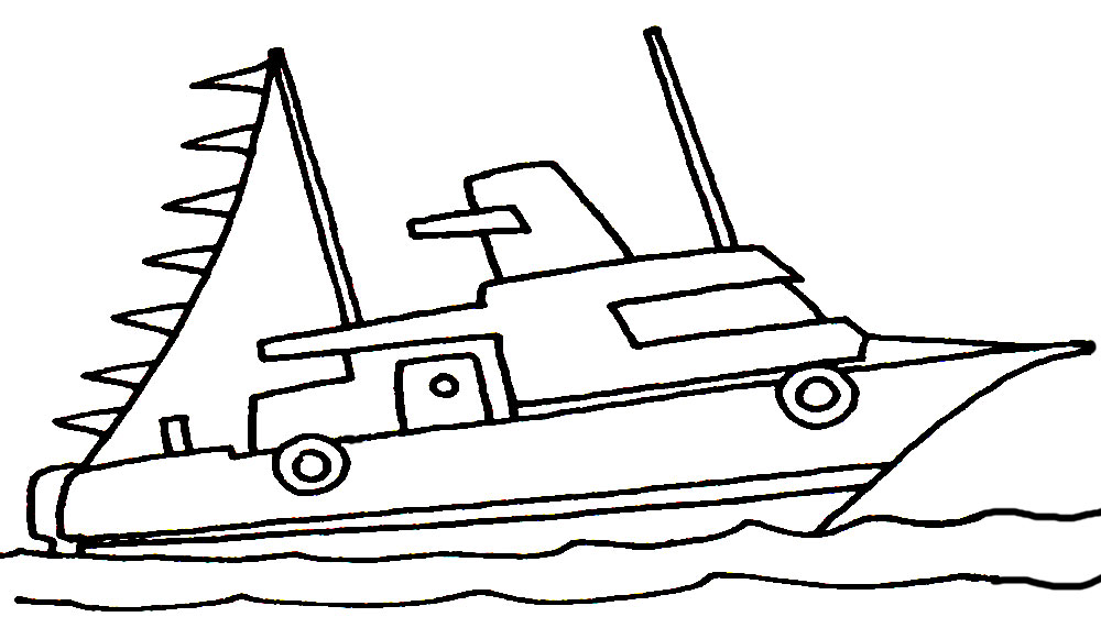Раскраски корабль малый сторожевой военный раскраска (корабль, военный)