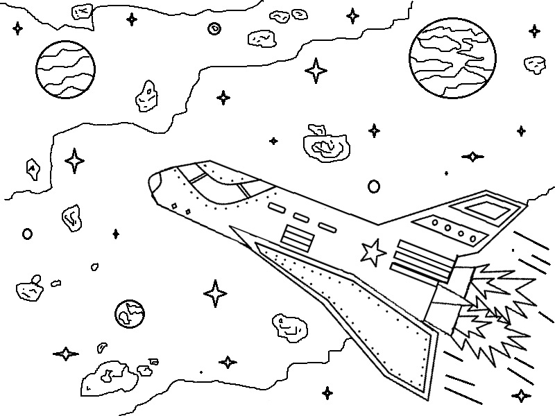 Раскраски космос. Космонавты, звезды, планеты. Развивающие раскраски для детей. Скачать (планеты)