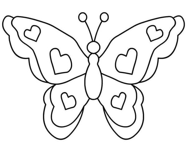 Раскраски бабочки вырезать из бумаги (бабочки)