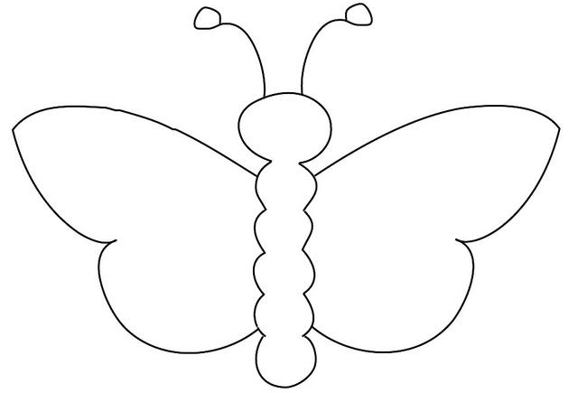 Раскраски бабочки, вырезанные из бумаги (бабочки, участие)