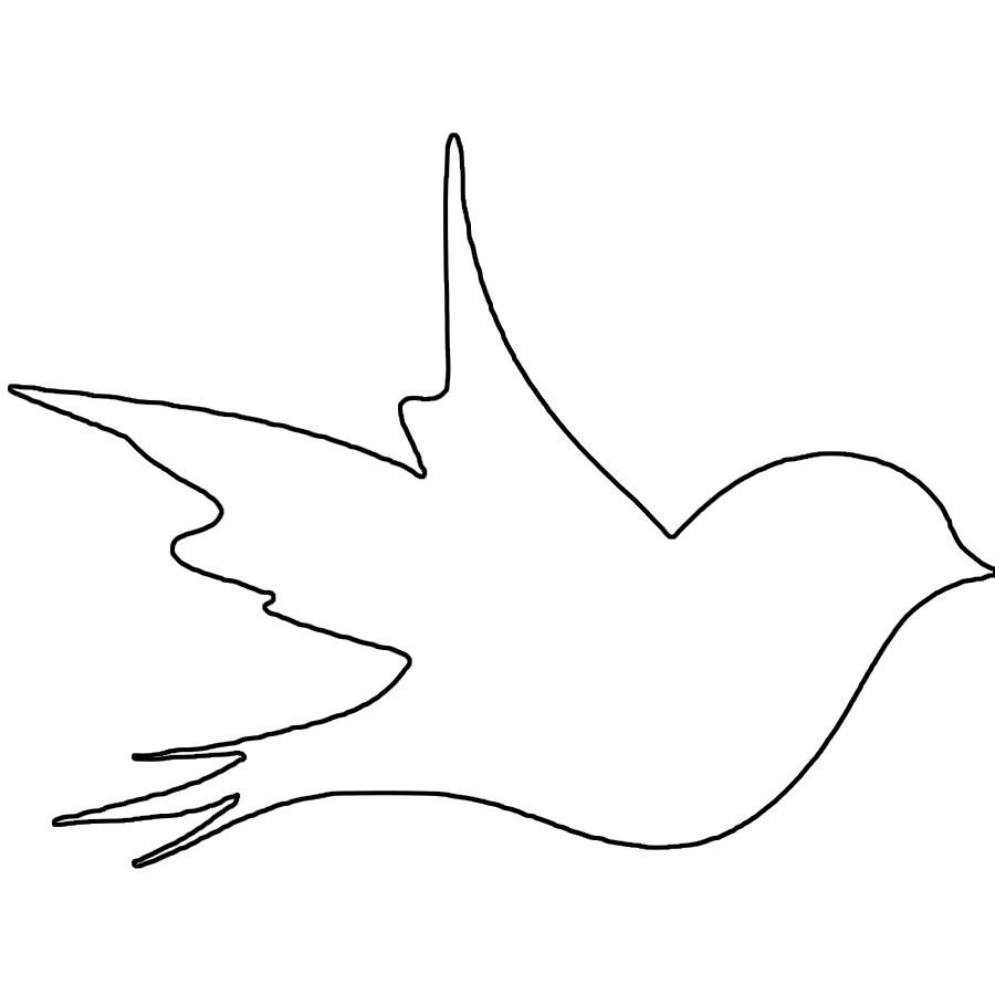 Раскраски контуры птиц для детей (контуры, раскрашивание)
