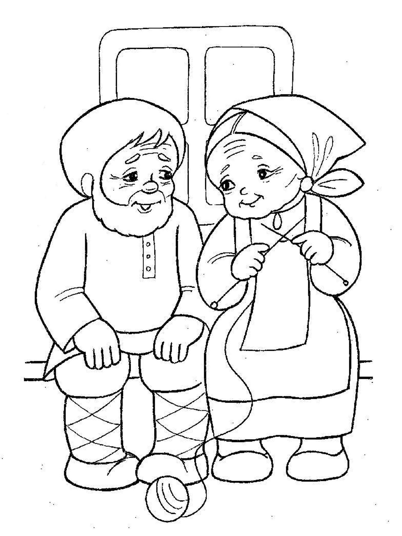Раскраски к сказке Колобок - бесплатные раскраски для детей (колобок)