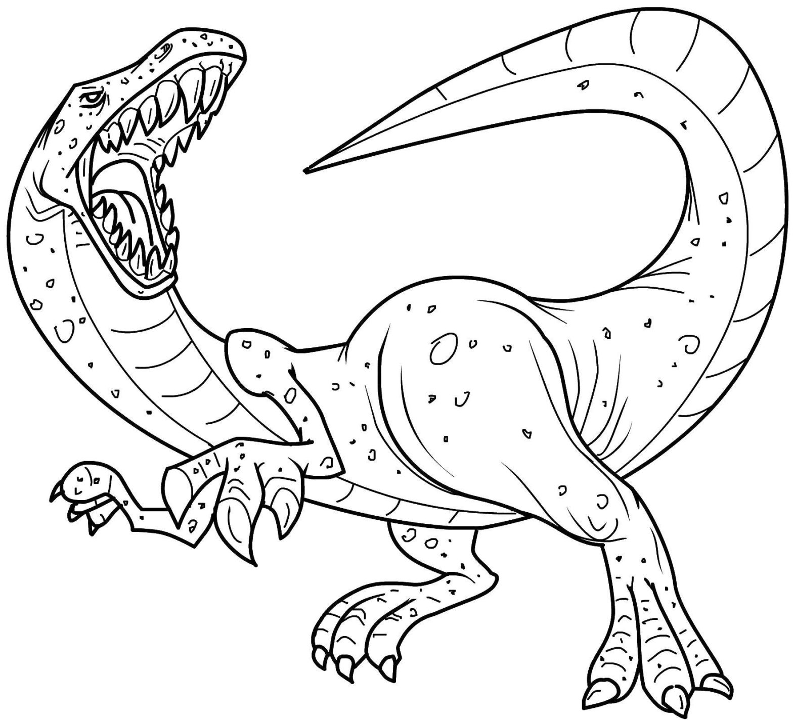 Раскраска с Аллозавром (аллозавр)