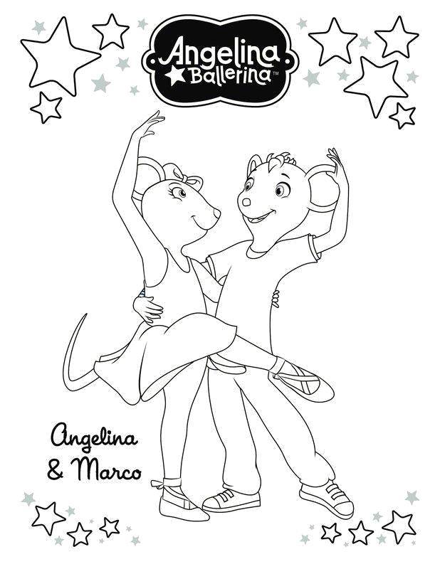 Раскраски балерины для девочек (танцы)
