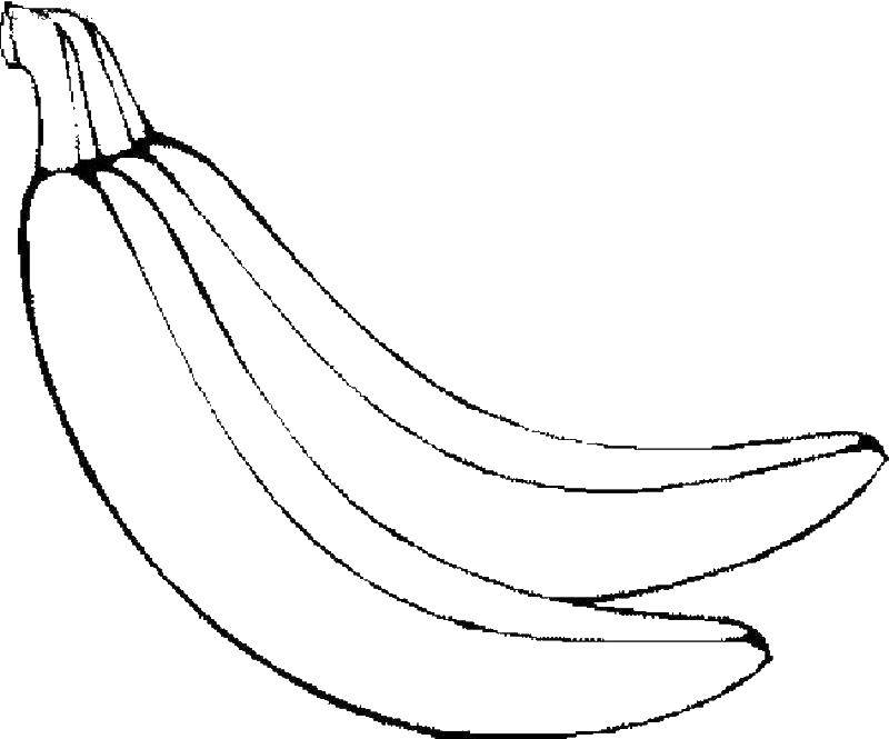 Раскраска банан (банан)