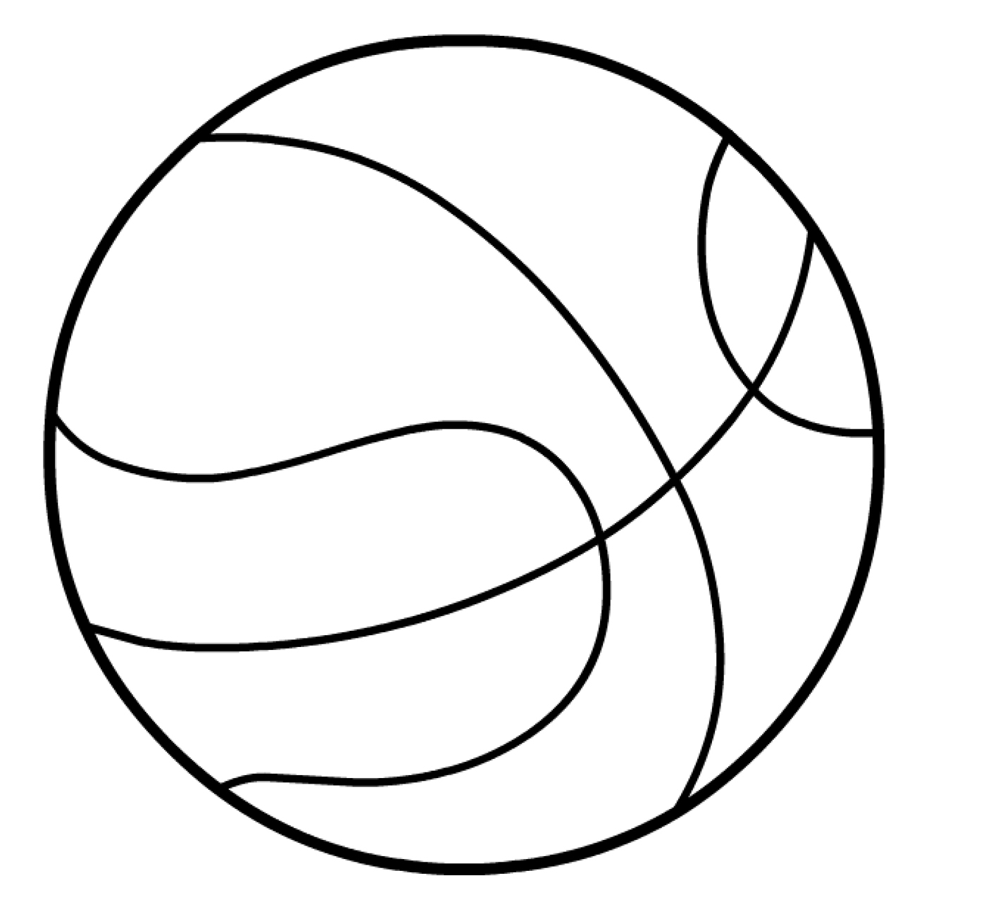 Раскраска баскетбольного мяча для мальчиков (баскетбол, мяч)
