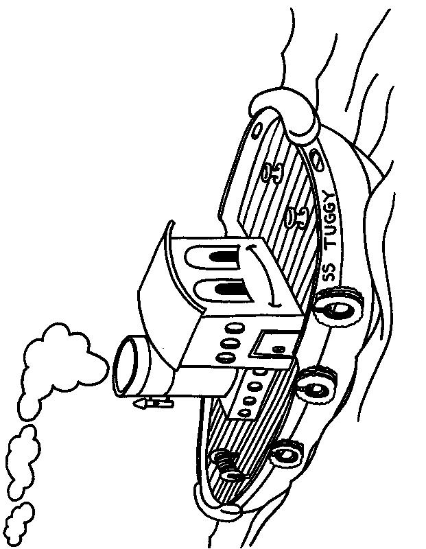 Раскраска буксира для мальчиков (буксир)