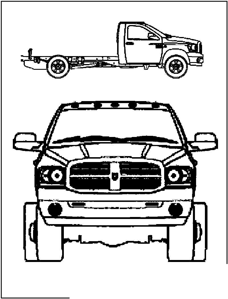 Раскраска грузового автомобиля для мальчиков (грузовой, автомобиль)