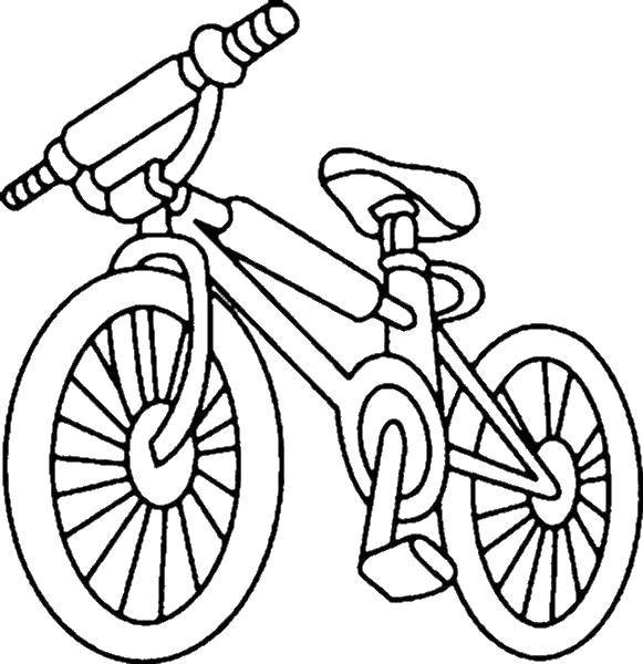 Раскраски велосипеды (велосипеды, распечатки)