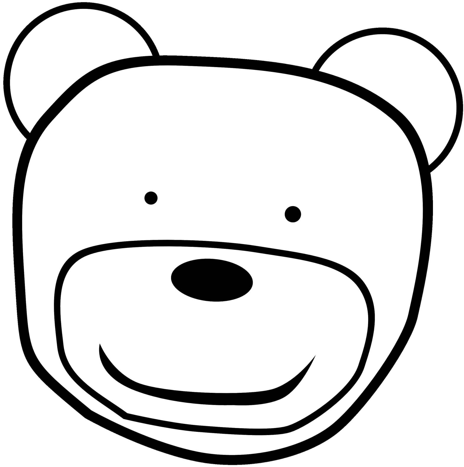 Раскраска Медведь - развивающая раскраска для детей (Медведь)