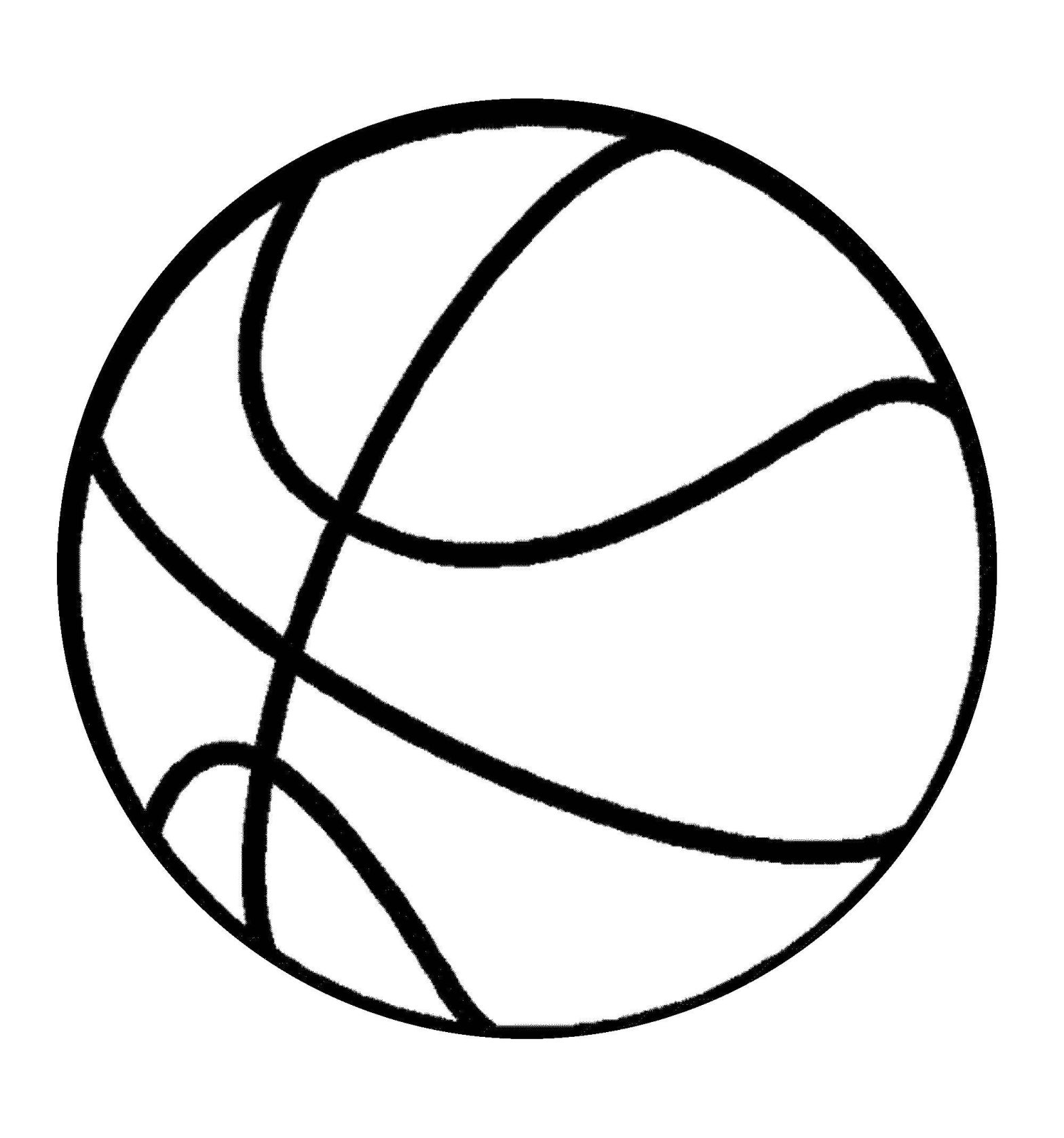 Раскраска по баскетболу с мячом (баскетбол, игра)