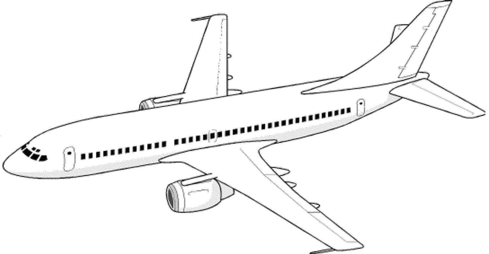 Раскраска с самолетом для детей (самолеты)