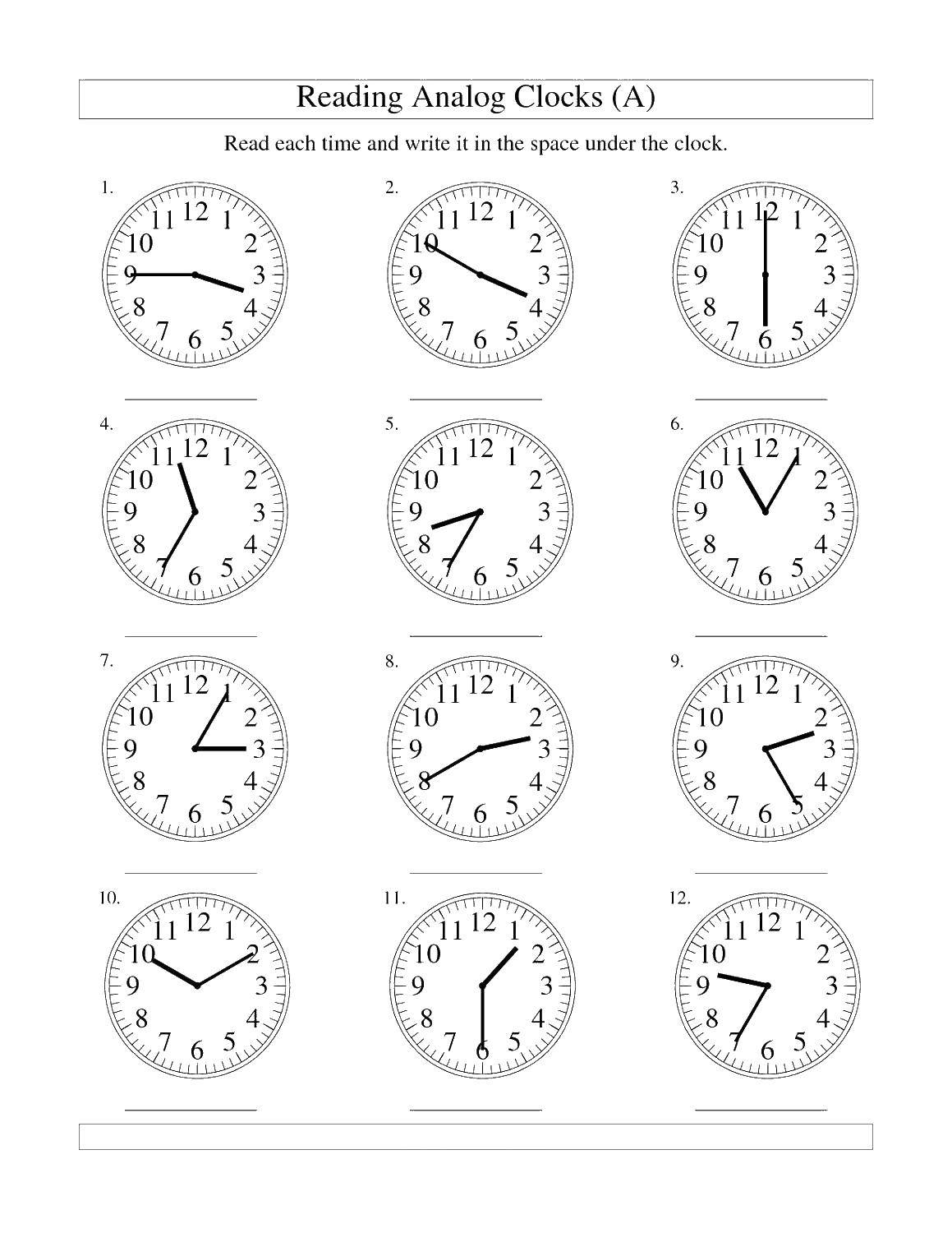 Раскраски на тему времени и часов (время, часы)