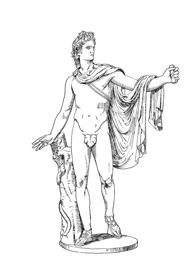 Раскраска Рим: древние здания, мощные колонны и смелые воины (Рим)