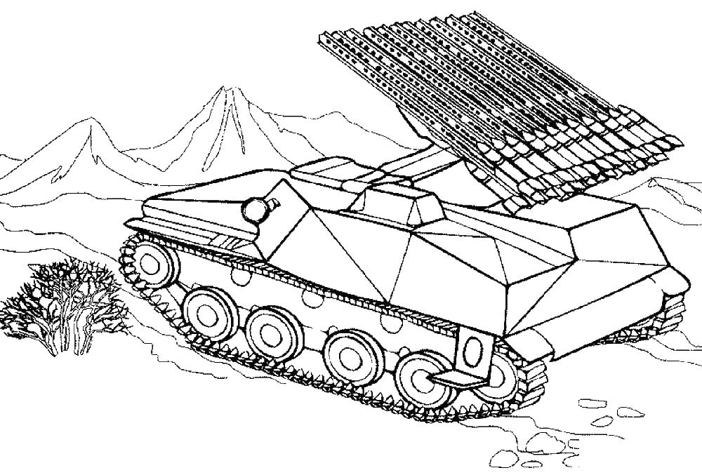 Раскраски с изображением танков и боевых машин для мальчиков (мальчики)