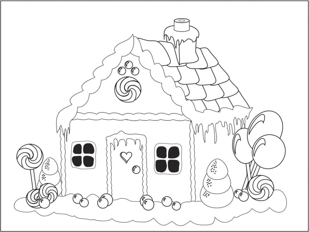 Раскраски дом здание для детей (дети, дом, здание)