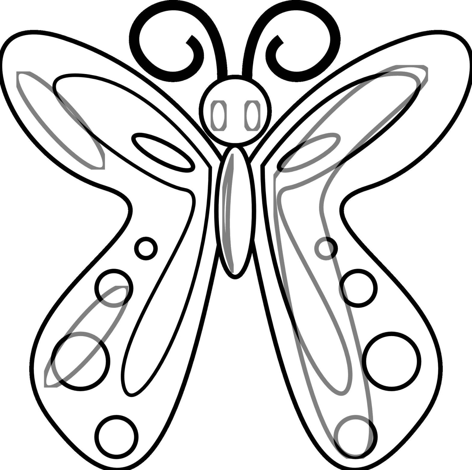 Контуры для вырезания бабочек Бабочка (контуры)